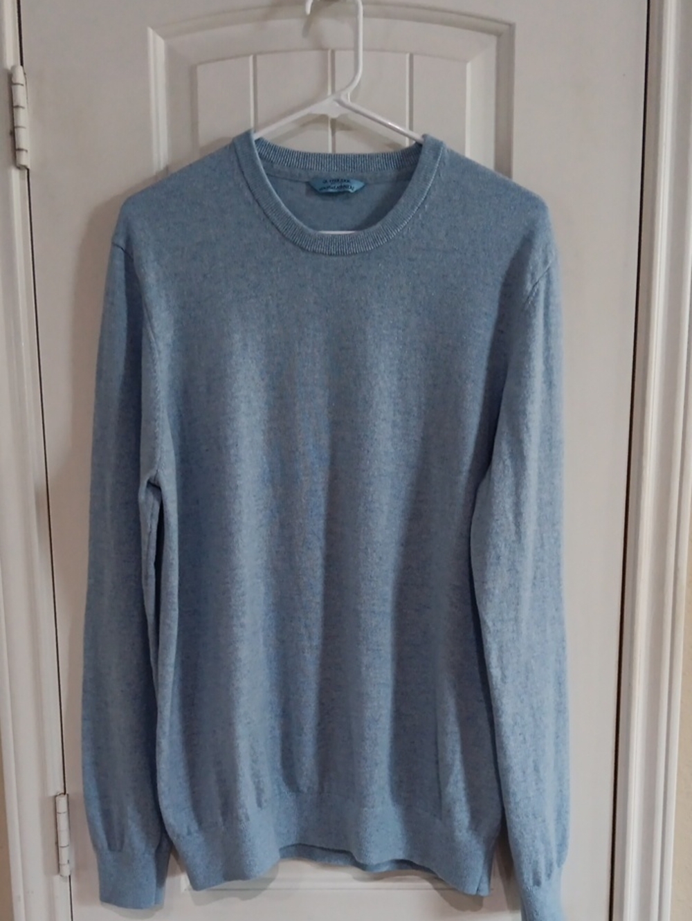 Gutteridge Dal 1878 Italy 100% Cashmere Powder Blue Sweater XL